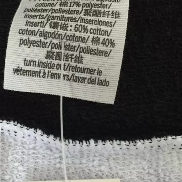 VS Pink Black Marl White Lace Up Varsity Crew - Picture 8 of 8